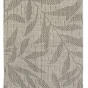 Podkładka na stół, liście – zestaw, HENDI, jasnoszary, 6 szt., 450x300mm