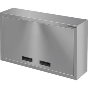 Szafka stalowa wisząca, drzwi skrzydłowe, 1200x400x600 mm