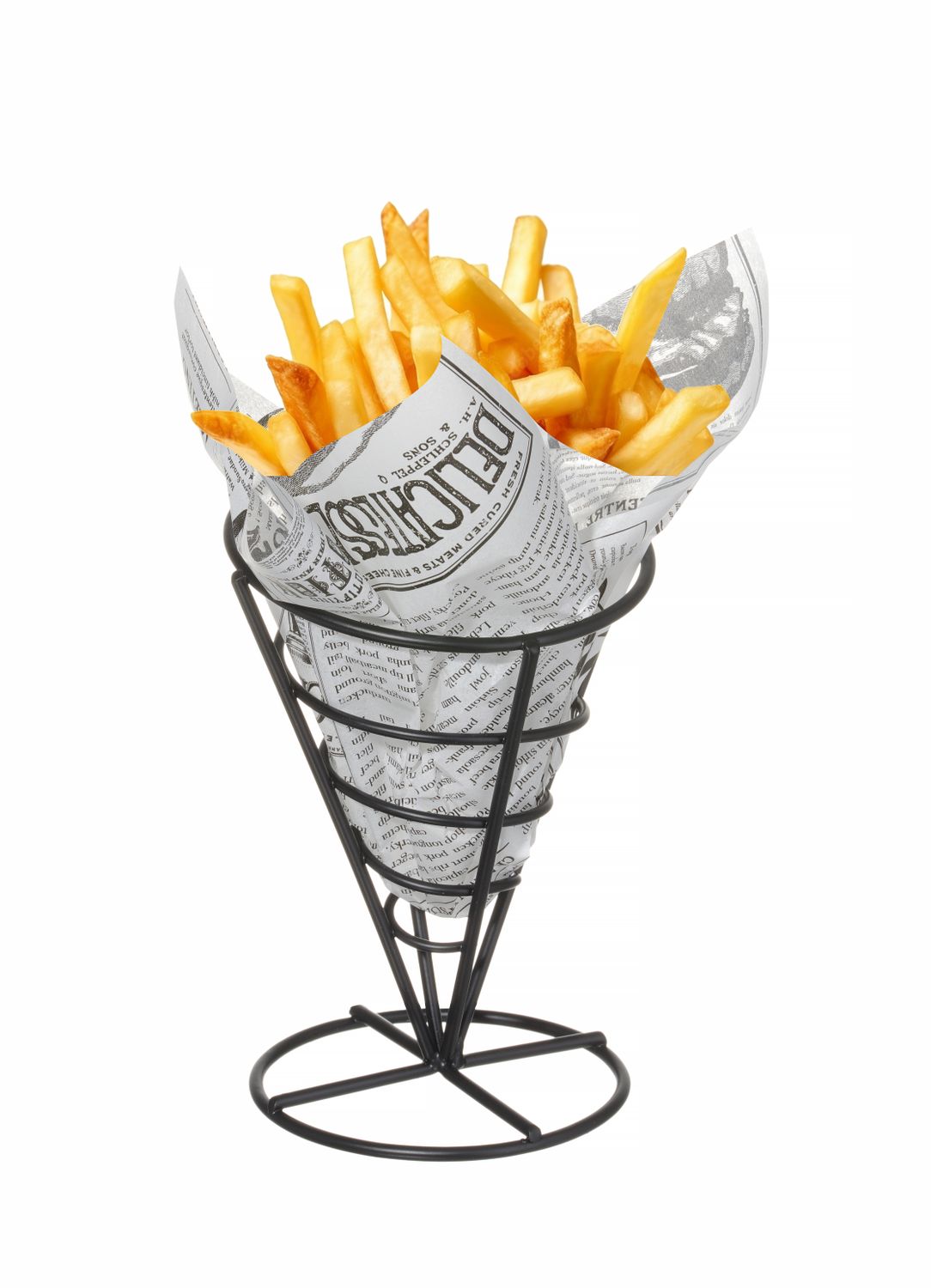 Stojak do serwowania frytek, HENDI, ⌀115x(H)172mm - obrazek 2