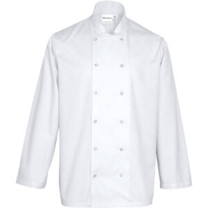Bluza kucharska, unisex, CHEF, biała, rozmiar L