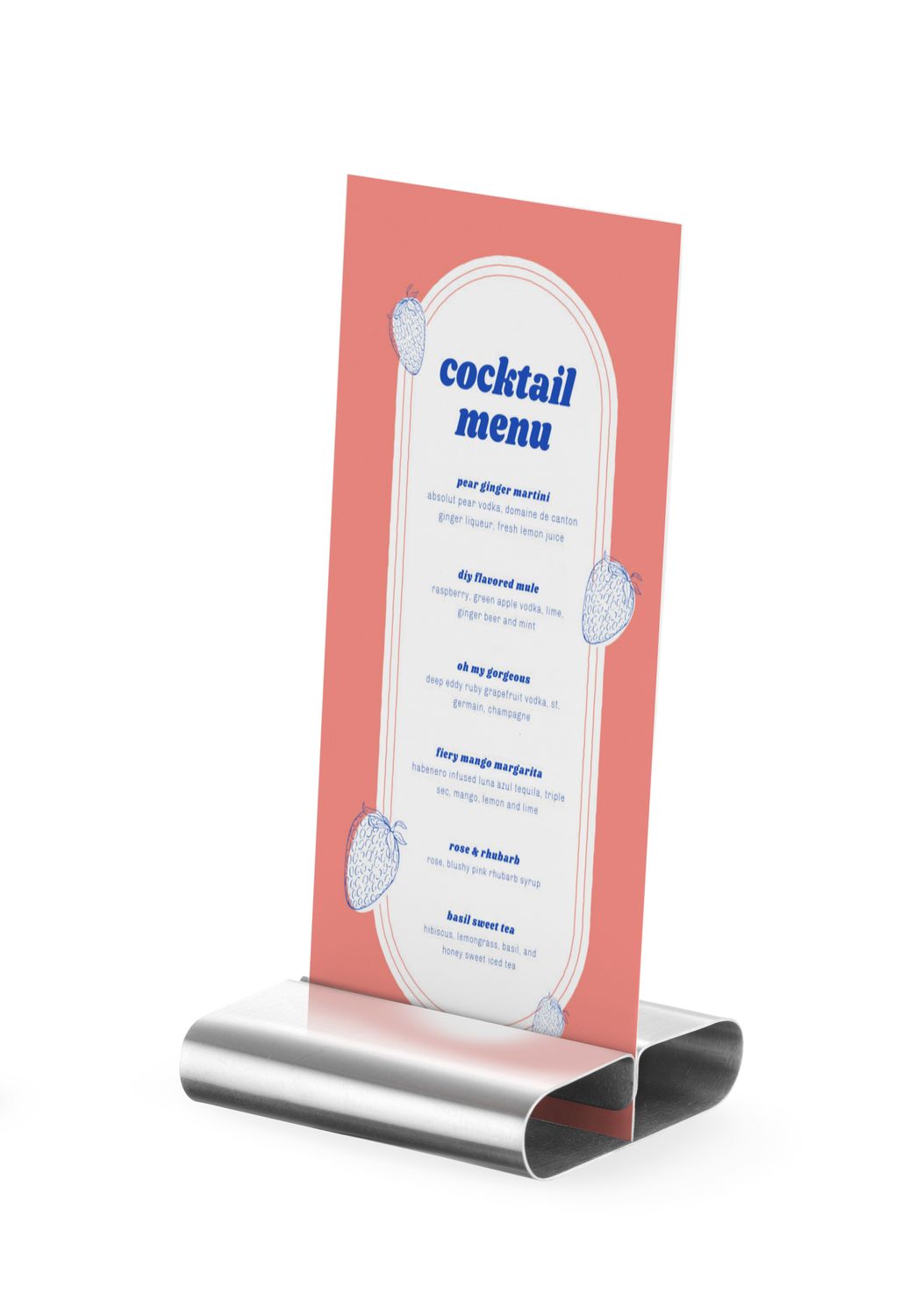 Podstawka pod kartę menu, HENDI, 6 szt., 80x77x(H)18mm - obrazek 6