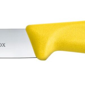 Nóż do jarzyn gładki, Victorinox, żółty, (L)212mm