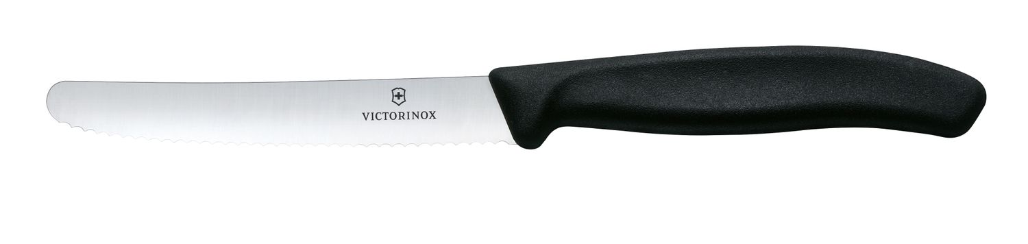 Nóż do pomidorów, Victorinox, czarny, (L)219mm