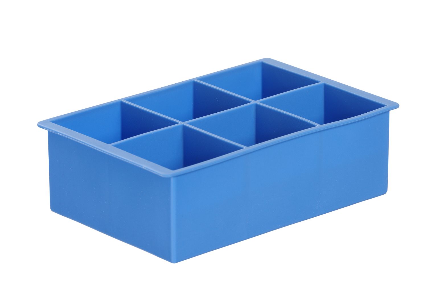 Forma do kostek lodu XL, BarUp, niebieski, 170x110x(H)52mm