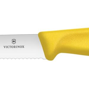 Nóż do steków i pizzy, Victorinox, żółty, (L)232mm
