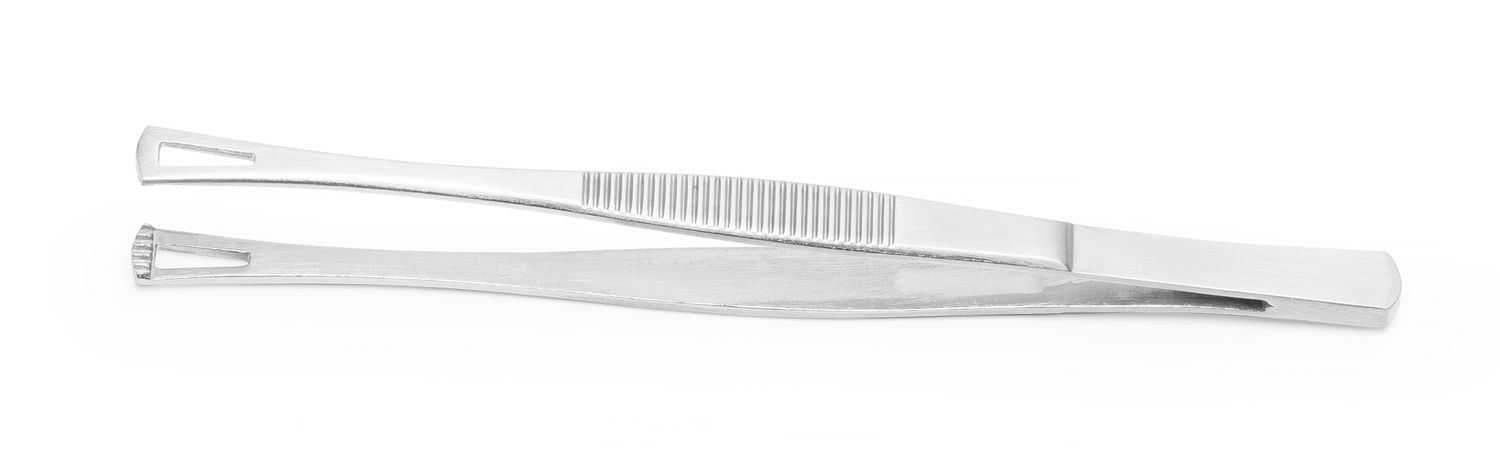Pęseta z kwadratowymi końcówkami, HENDI, (L)145mm
