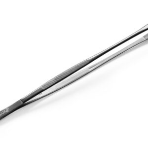 Pęseta z okrągłymi końcówkami, BarUp, czarny, (L)305mm