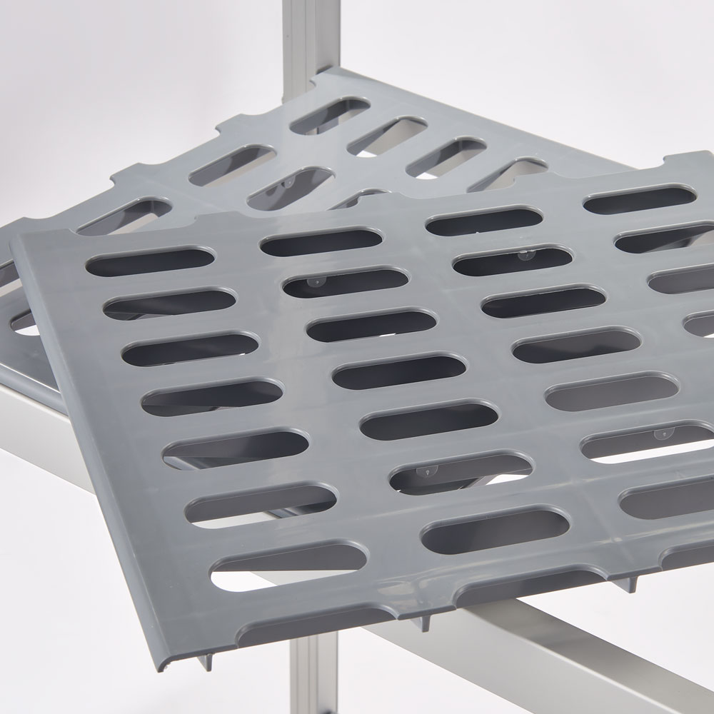 Regał magazynowy aluminiowy, 1510x560x1680 mm - obrazek 3
