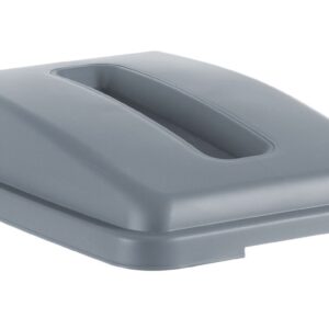 Pokrywa z otworem do kontenera prostokątnego 60 l, HENDI, otwór prostokątny, jasnoszary, 660x470x(H)30mm