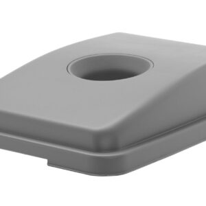 Pokrywa z otworem do kontenera prostokątnego 60 l, HENDI, otwór okrągły, 660x470x(H)30mm