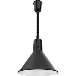 Lampa do podgrzewania potraw wisząca, czarna, P 0.25 kW