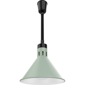 Lampa do podgrzewania potraw wisząca, zielona, P 0.25 kW