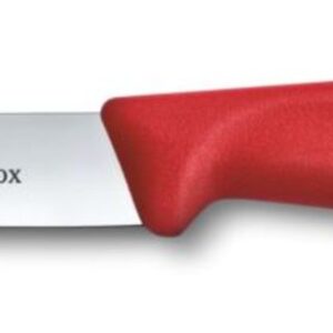 Nóż do jarzyn gładki, Victorinox, czerwony, (L)212mm