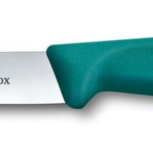 Nóż do jarzyn gładki, Victorinox, zielony, (L)212mm