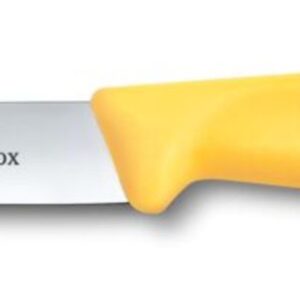 Nóż do jarzyn gładki, Victorinox, żółty, (L)212mm