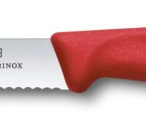 Nóż do sera i kiełbasy, Victorinox, czerwony, (L)219mm