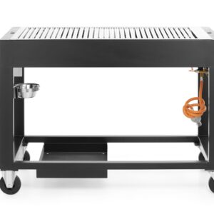 Grill gazowy Tampa, HENDI, czarny, 10kW, 1260x580x(H)900mm