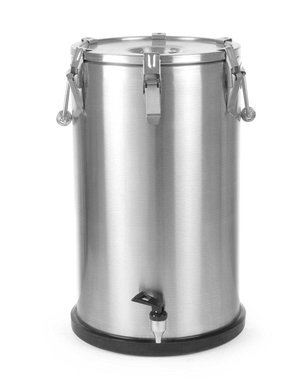 Termos do transportu żywności – z kranem, HENDI, Profi Line, 35L, srebrny, ⌀330x(H)570mm