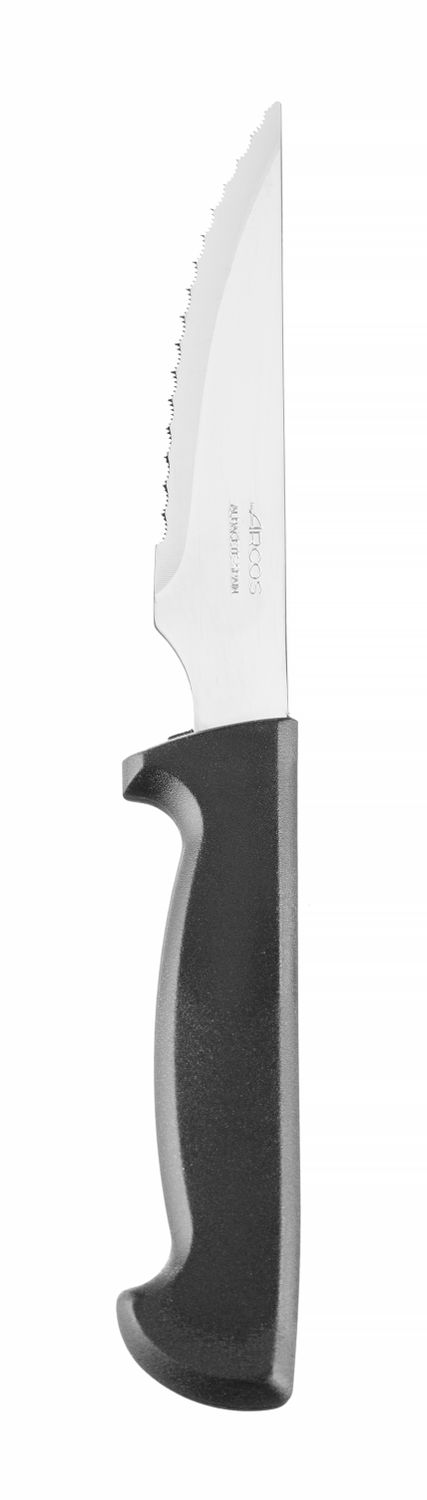 Nóż do steków, seria STEAK BASIC, Arcos, STEAK BASIC, czarny, (L)230mm, Ząbkowany