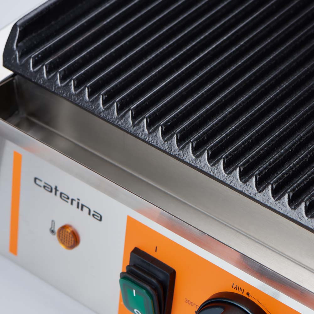 Kontakt grill podwójny ryflowany, P 3.6 kW - obrazek 4