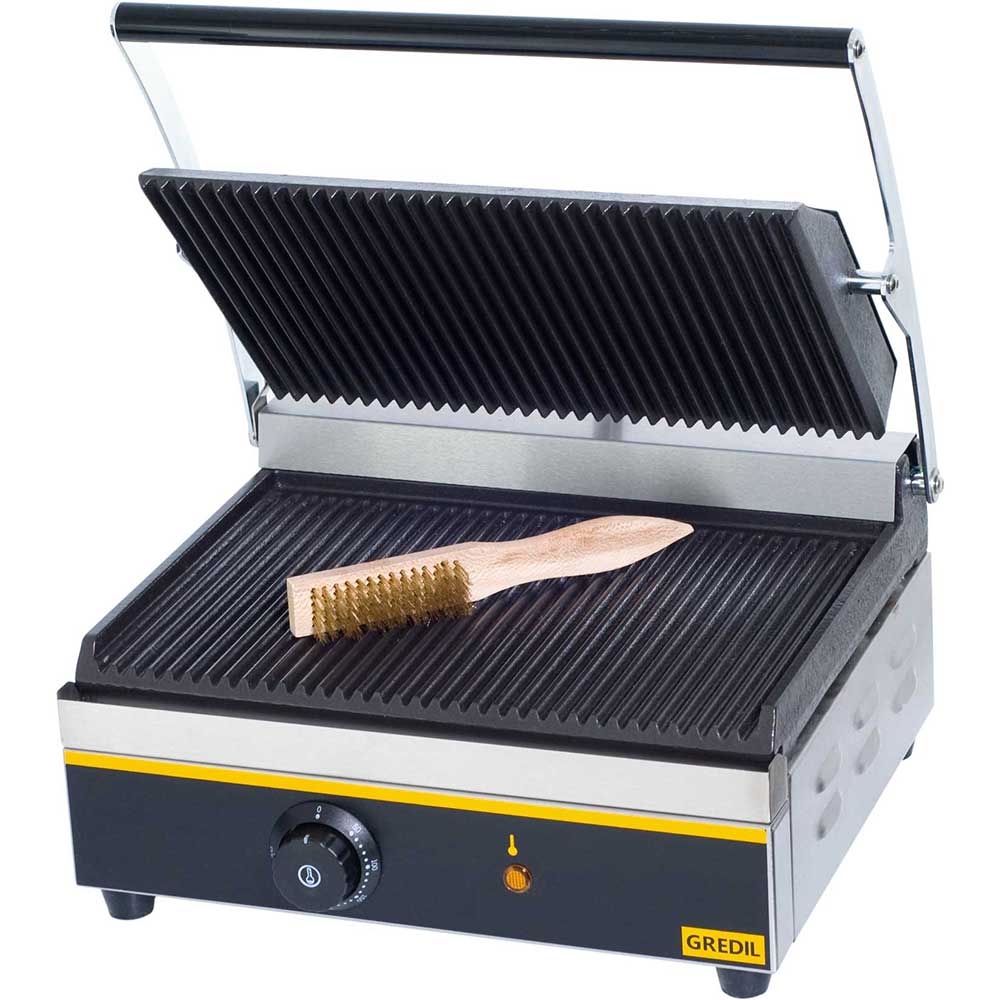 Kontakt grill PANINI, Gredil, P 2.2 kW, U 230 V - obrazek 3