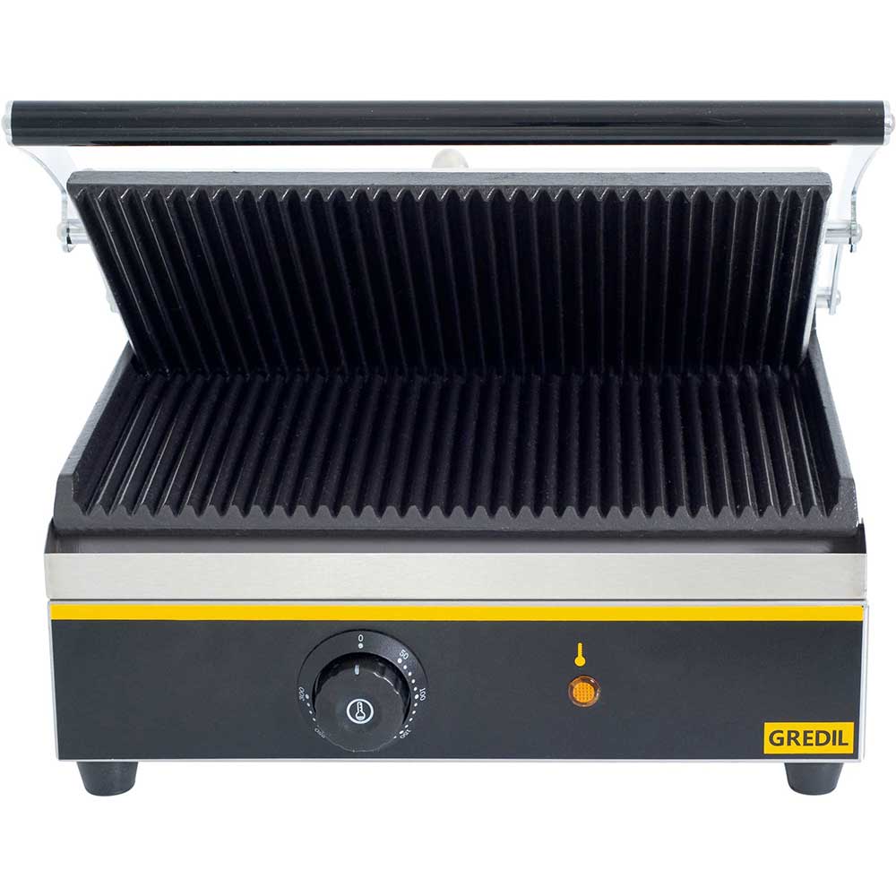 Kontakt grill PANINI, Gredil, P 2.2 kW, U 230 V - obrazek 5