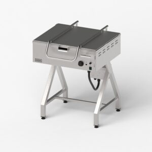 Patelnia elektryczna uchylna na stelażu, Gredil, 700x786x912 mm, P 6.3 kW, U 400 V