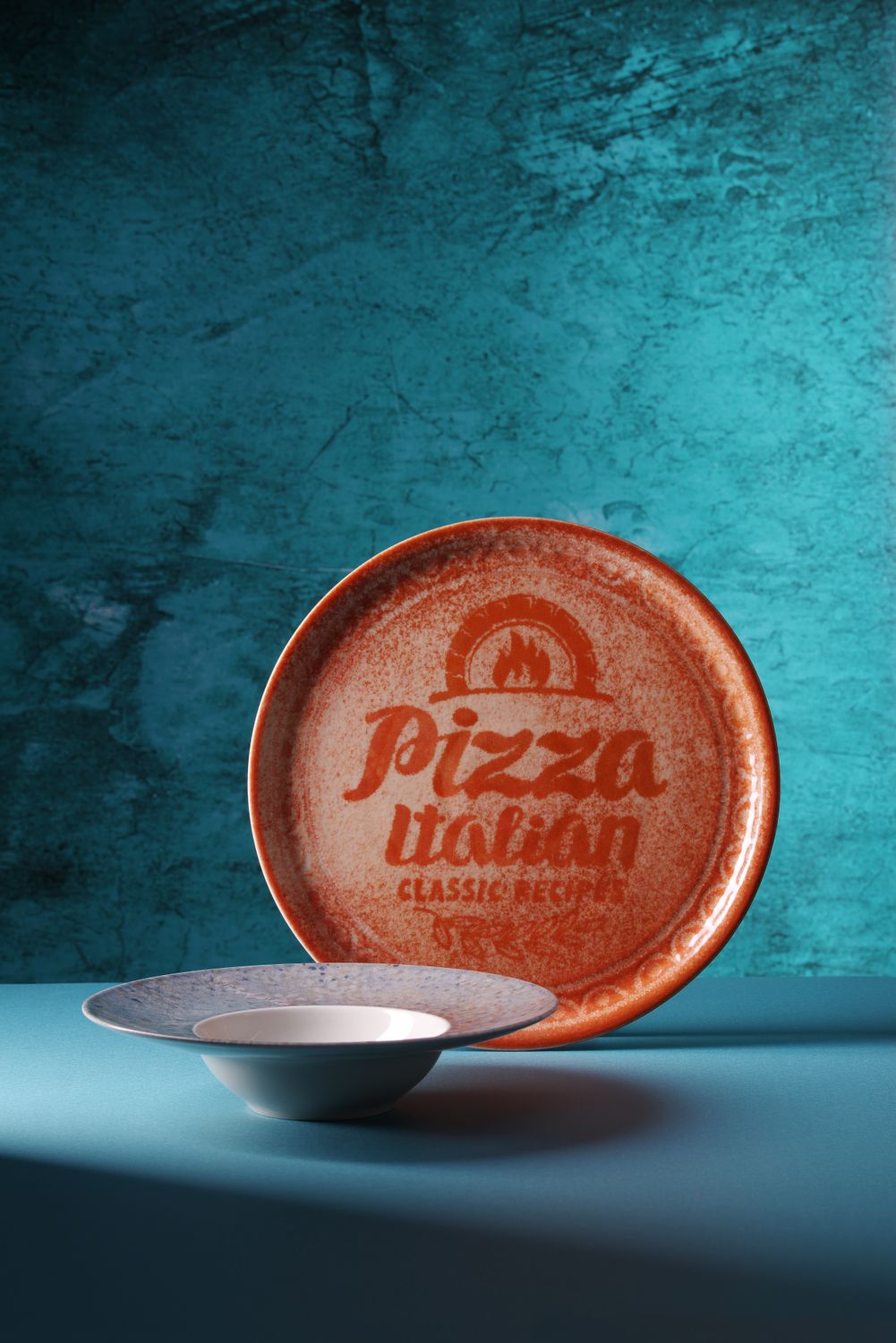 Talerz do pizzy Recipe Collection Brick Red, HENDI, czerwony, ⌀310mm - obrazek 3