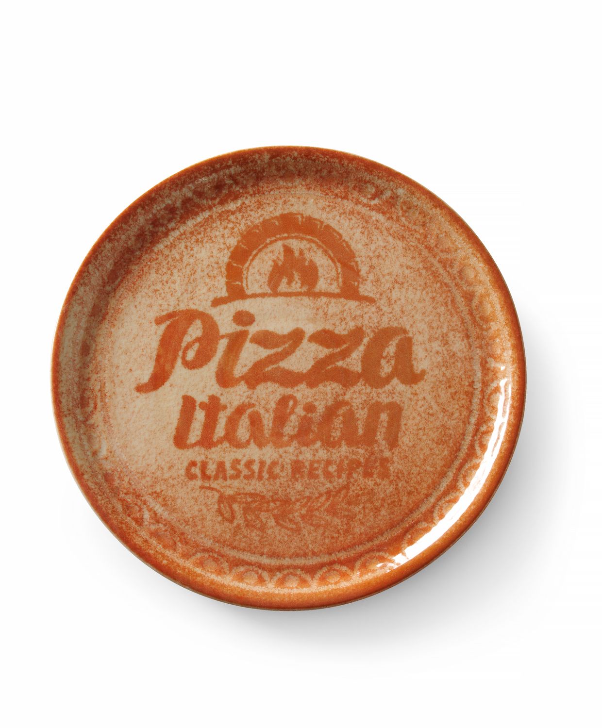 Talerz do pizzy Recipe Collection Brick Red, HENDI, czerwony, ⌀330mm