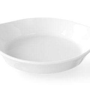 Półmisek do zapiekania okrągły z uchwytami, HENDI, 0,15L, 185x152x(H)40mm