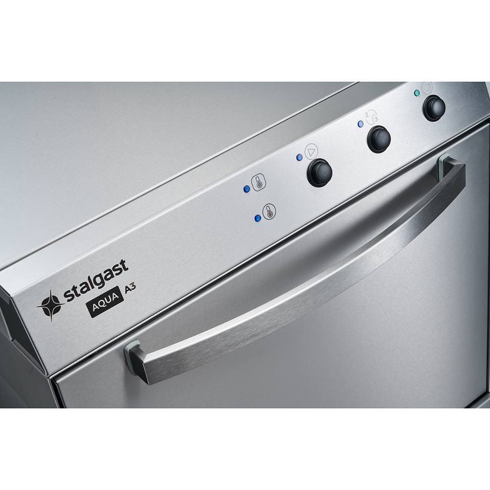 Zmywarko wyparzarka, uniwersalna, dozownik płynu myjącego, pompa wspomagająca płukanie, P 3.4/4.9 kW, U 230/400 V - obrazek 4