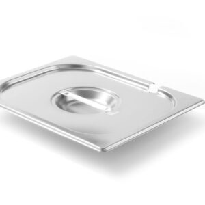 Pokrywka do pojemników GN z wycięciem na chochlę, HENDI, Kitchen Line, GN 1/2, 265x325mm