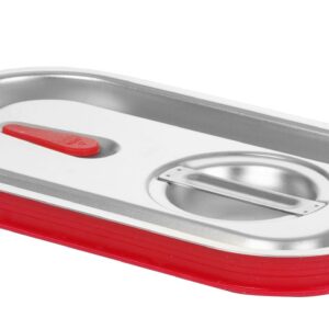 Pokrywka do pojemników GN z uszczelką silikonową, HENDI, Kitchen Line, GN 1/4, 265x162mm