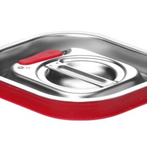 Pokrywka do pojemników GN z uszczelką silikonową, HENDI, Kitchen Line, GN 1/6, 156x142mm