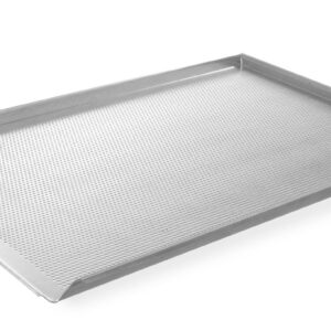 Blacha wypiekowa perforowana z 3 rantami, HENDI, 600x400x(H)20mm