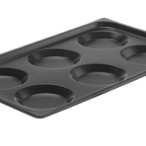 Taca aluminiowa GN 1/1 z formami, z powłoką nieprzywierającą, HENDI, GN 1/1, 530x325x(H)15mm