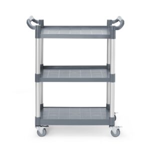 Wózek kelnerski 3-półkowy z polipropylenu, mały, AmerBox, 800x420x(H)945mm