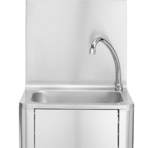 Umywalka kuchenna – z włącznikiem kolanowym, HENDI, 400x330x(H)560mm