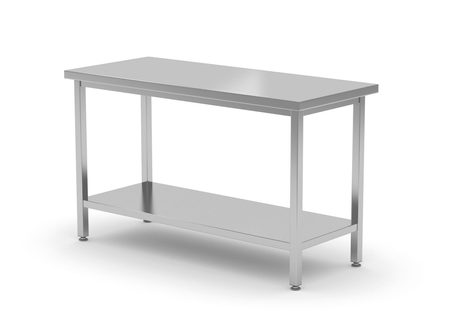 Stół centralny z półką – skręcany, HENDI, Profi Line, 1800x700x(H)850mm