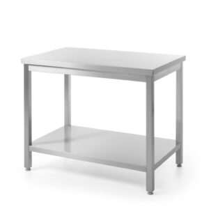 Stół centralny z półką – skręcany, HENDI, Profi Line, 800x700x850 mm, 800x700x(H)850mm