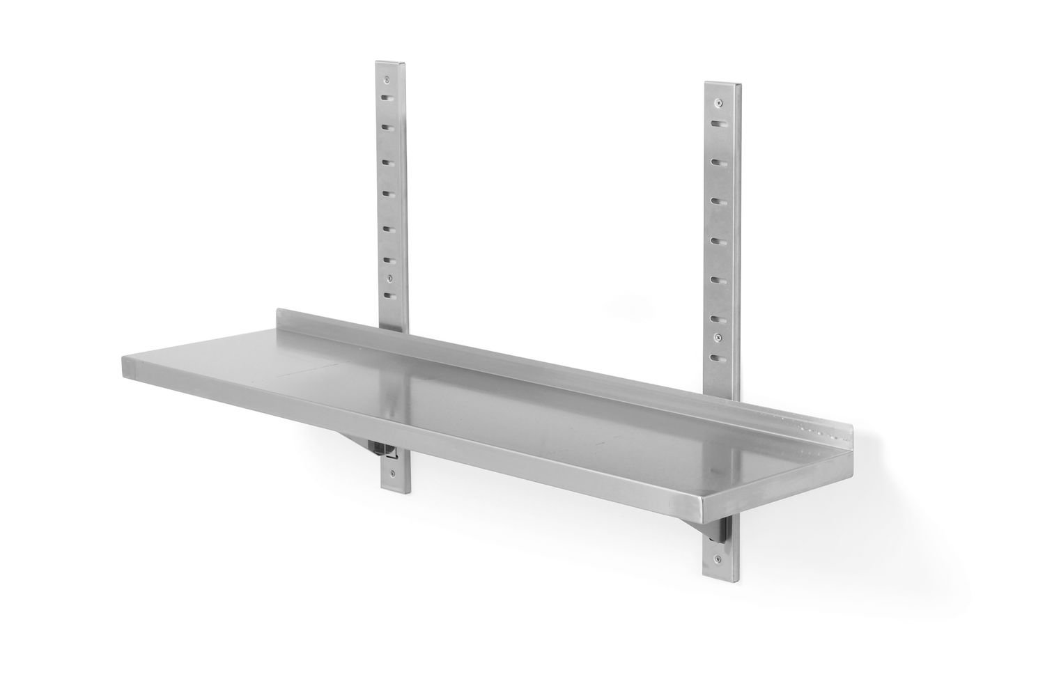 Półka wisząca regulowana, pojedyncza, z 2 konsolami, HENDI, 800x300x(H)600mm - obrazek 2