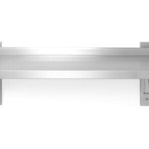 Półka wisząca regulowana, pojedyncza, z 2 konsolami, HENDI, 800x300x(H)600mm