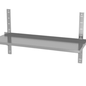 Półka wisząca regulowana, pojedyncza, z 2 konsolami, HENDI, 1200x300x(H)600mm