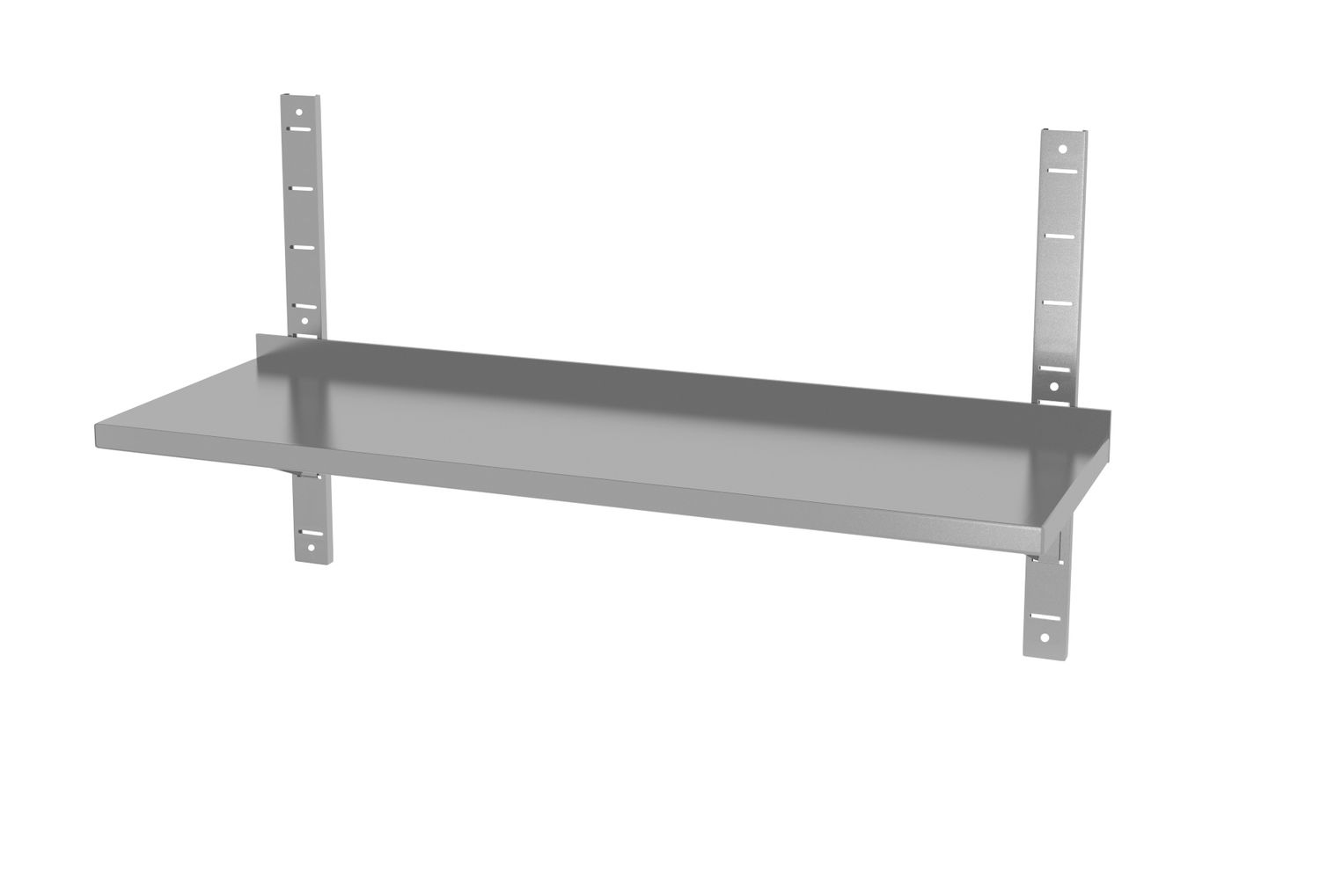 Półka wisząca regulowana, pojedyncza, z 2 konsolami, HENDI, 1200x300x(H)600mm