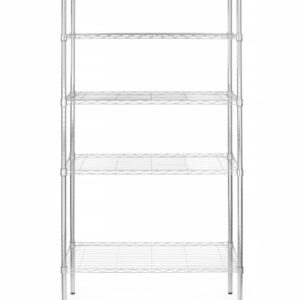 Regał magazynowy z 5 półkami, HENDI, chromowany, chromowany, 910x455x(H)1830mm