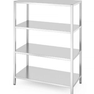 Regał magazynowy z 4 półkami pełnymi – skręcany, HENDI, Kitchen Line, 1200x600x(H)1800mm
