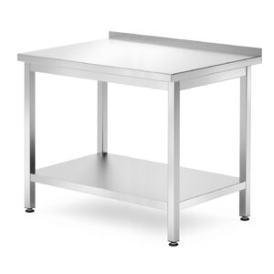 Stół przyścienny z półką – skręcany, głębokość 700 mm, HENDI, Profi Line, 1000x700x850 mm, 1000x700x(H)850mm