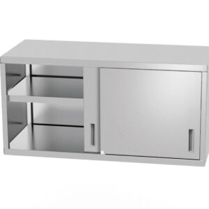 Szafka wisząca – spawana, z drzwiami suwanymi, HENDI, Profi Line, 1000x300x(H)600mm