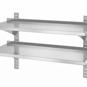 Półka wisząca przestawna, podwójna z 2 konsolami, HENDI, 1000x400x600 mm, 1000x400x(H)600mm