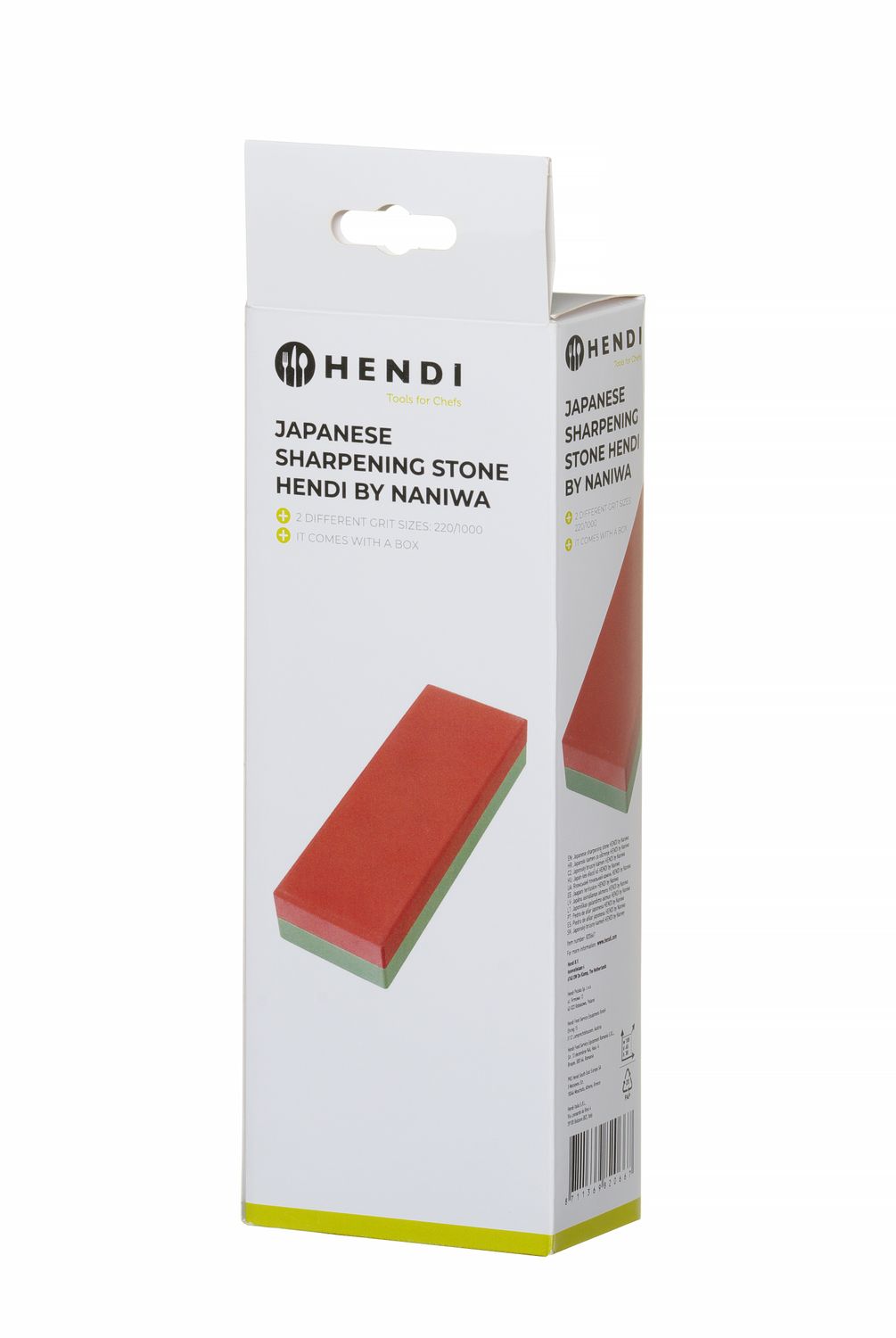 Japoński kamień do ostrzenia HENDI by Naniwa, HENDI, Ziarnistość: 220/1000, 185x65x(H)30mm - obrazek 8